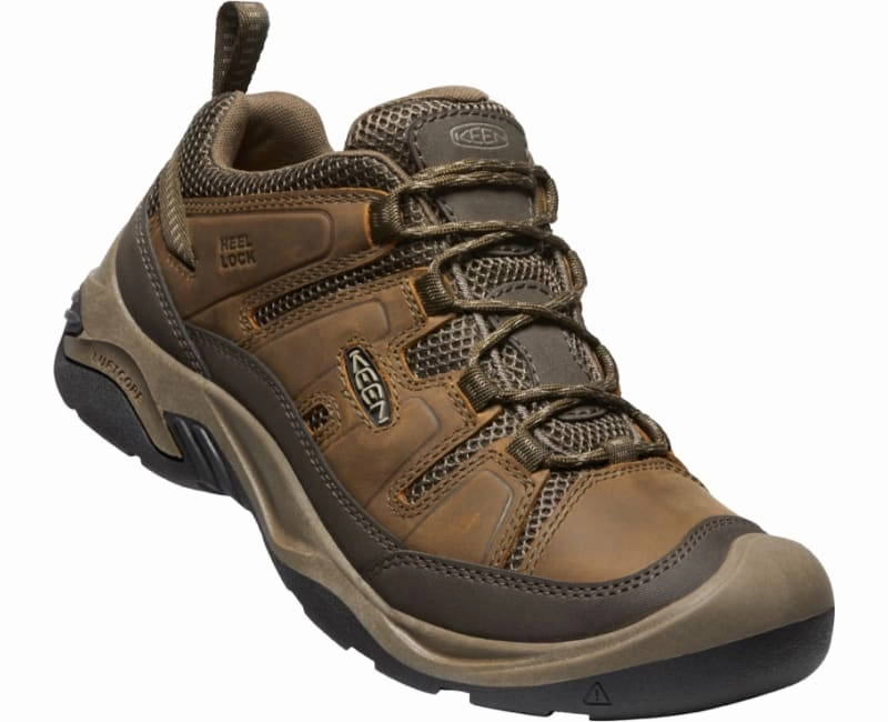 1026910 Keen Men's Circadia Vent Shitake/Brindle Military Hiking Boots