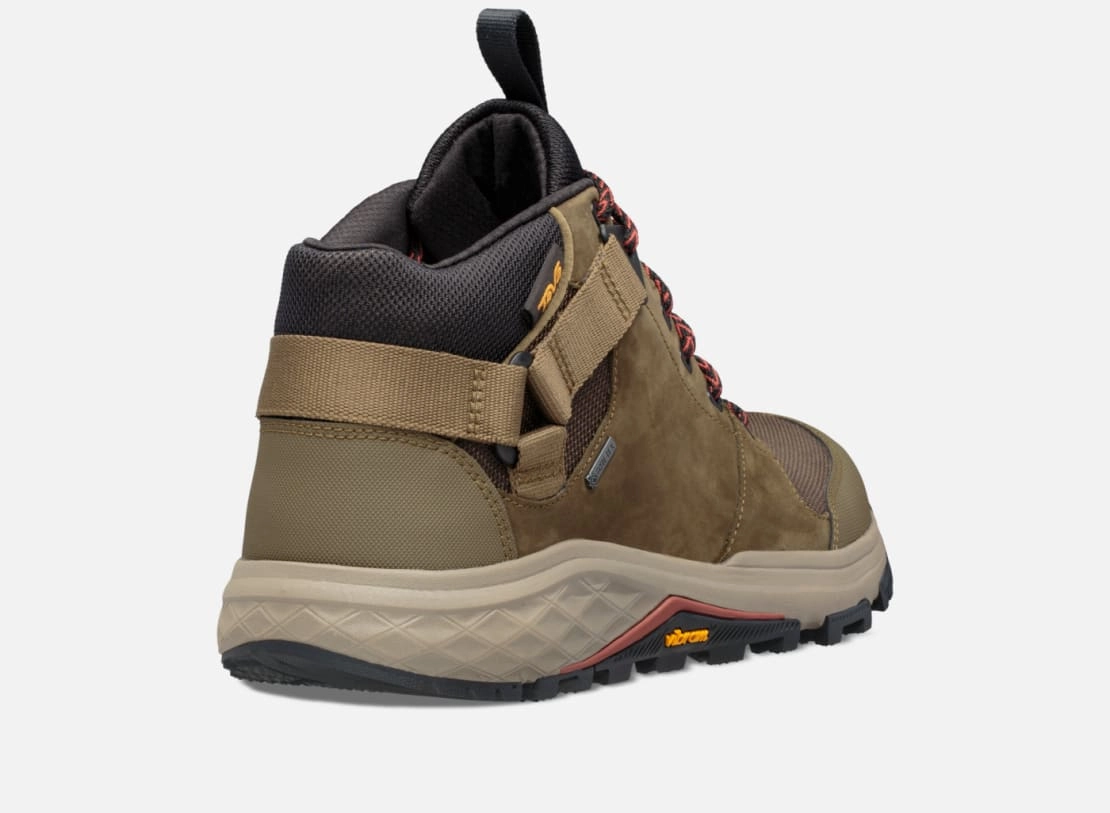 1106804 Teva Men's Grandview GTX Dark Olive Hiking Boots To Prevent Snake Bites