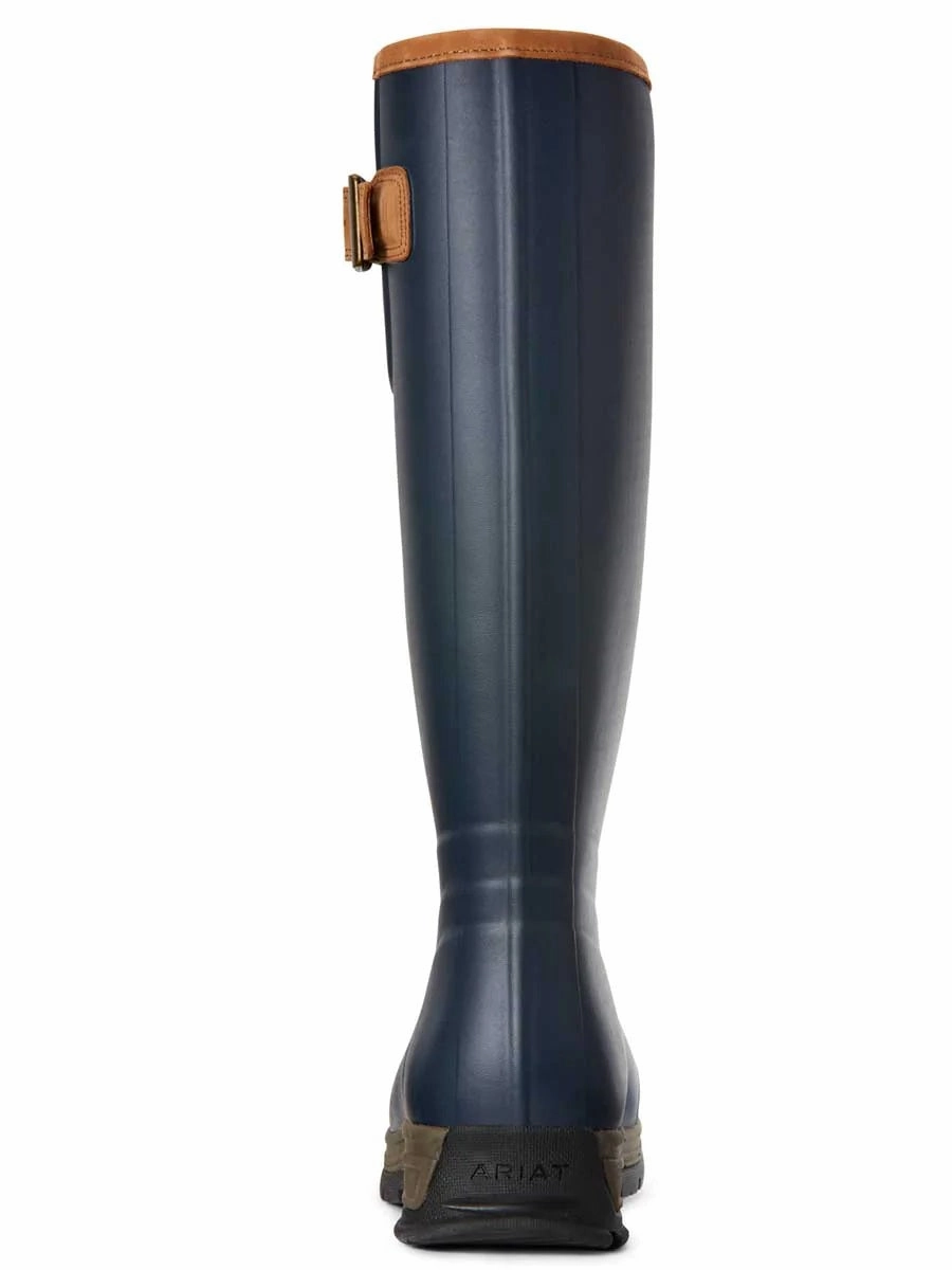 30% OFF - ARIAT Wellies - Womens Burford Neoprene Insulated Boots - Navy - Size: UK 6.5 No Tie Laces Hiking Boots
