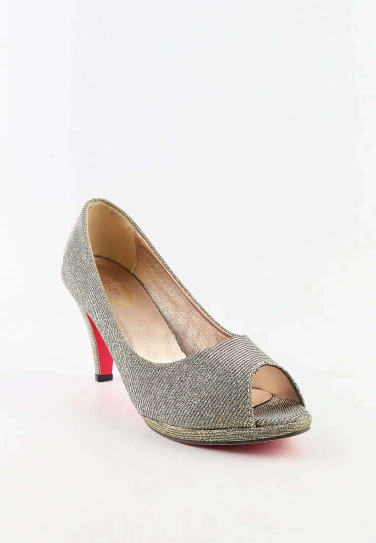  - Glitter Open Toe Platform Pump Shoes High Heel Stores