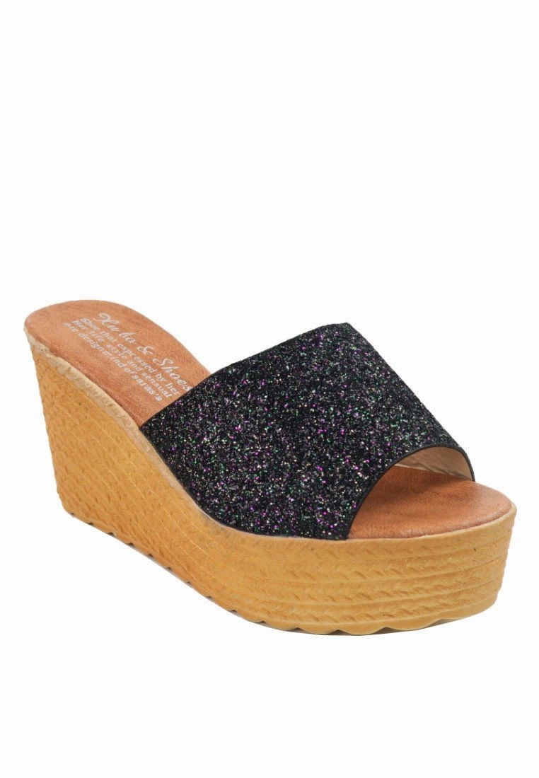  - Glitter Platform Sandals High Heel Shoe Perfume Bottle