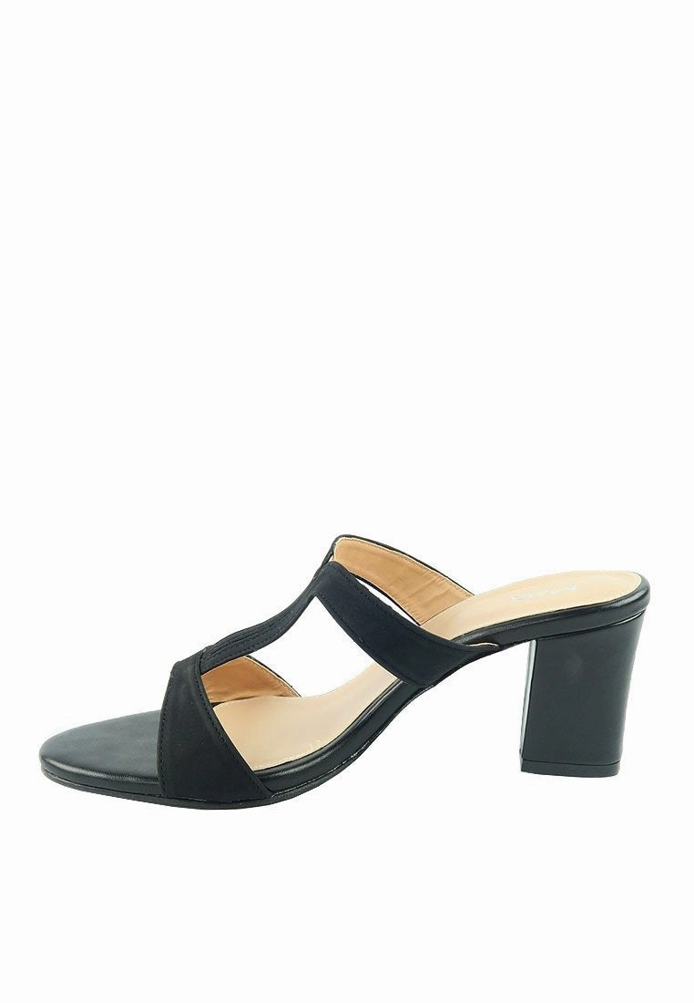 Over Knee Boots Heel  - T-Strap Chunky Heel Sandals