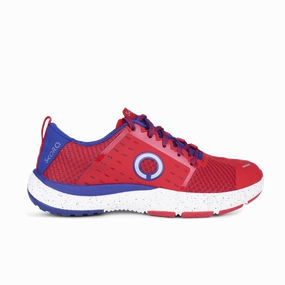 Skora Kyori Mens Lava Red / Blue Trail Shoes Running