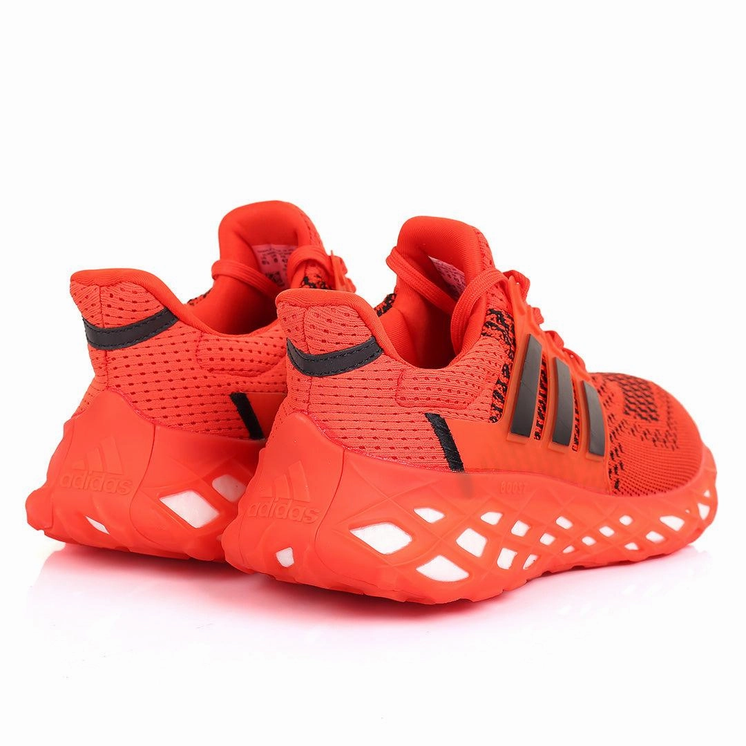 Running Shoe For Pronation AD Boost Red And Black Men's Running Sneakers