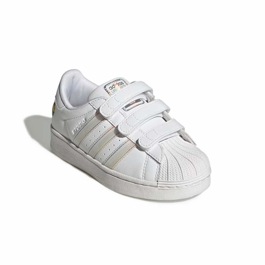 adidas - Kids' (Preschool) Superstar LED Lights Comfort Closure Shoes (JI0509) End Plastic Waste Adidas Shoes