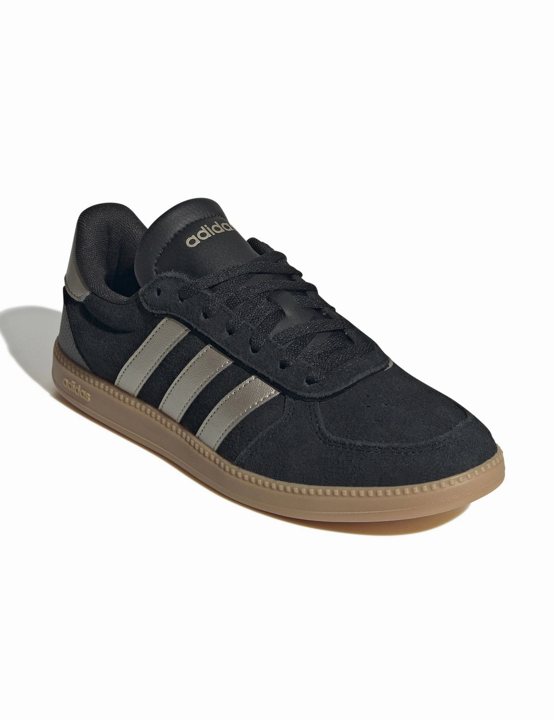 Breaknet Sleek Shoes - Core Black/Cyber Metallic/Gum 3 Tennis Shoes Adidas