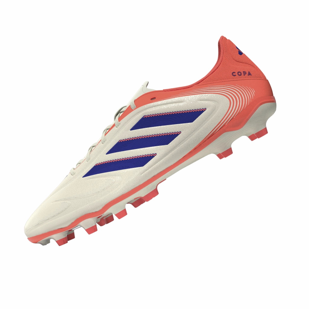 Synthetic Vs Leather Soccer Cleats adidas Copa Pure III League FG/MG Men's Soccer Cleats -  White/Blue/Orange