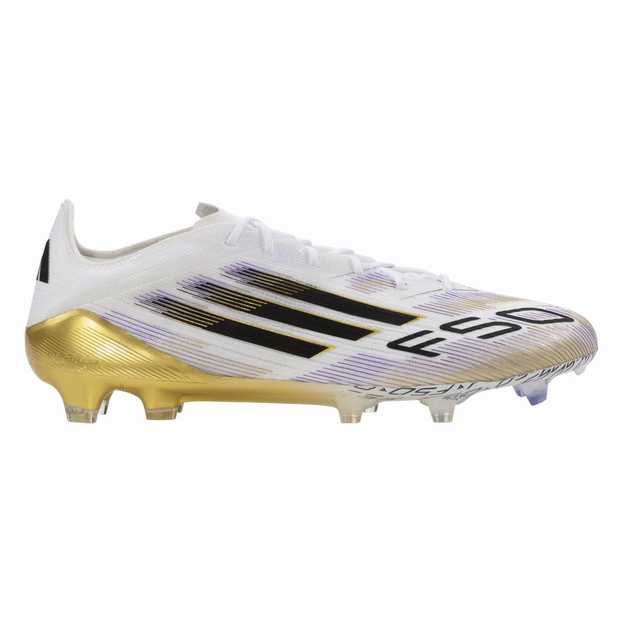 Soccer Cleats For Sale Near Me adidas F50 Elite Firm Ground Soccer Cleats (White/Black/Gold Metallic)