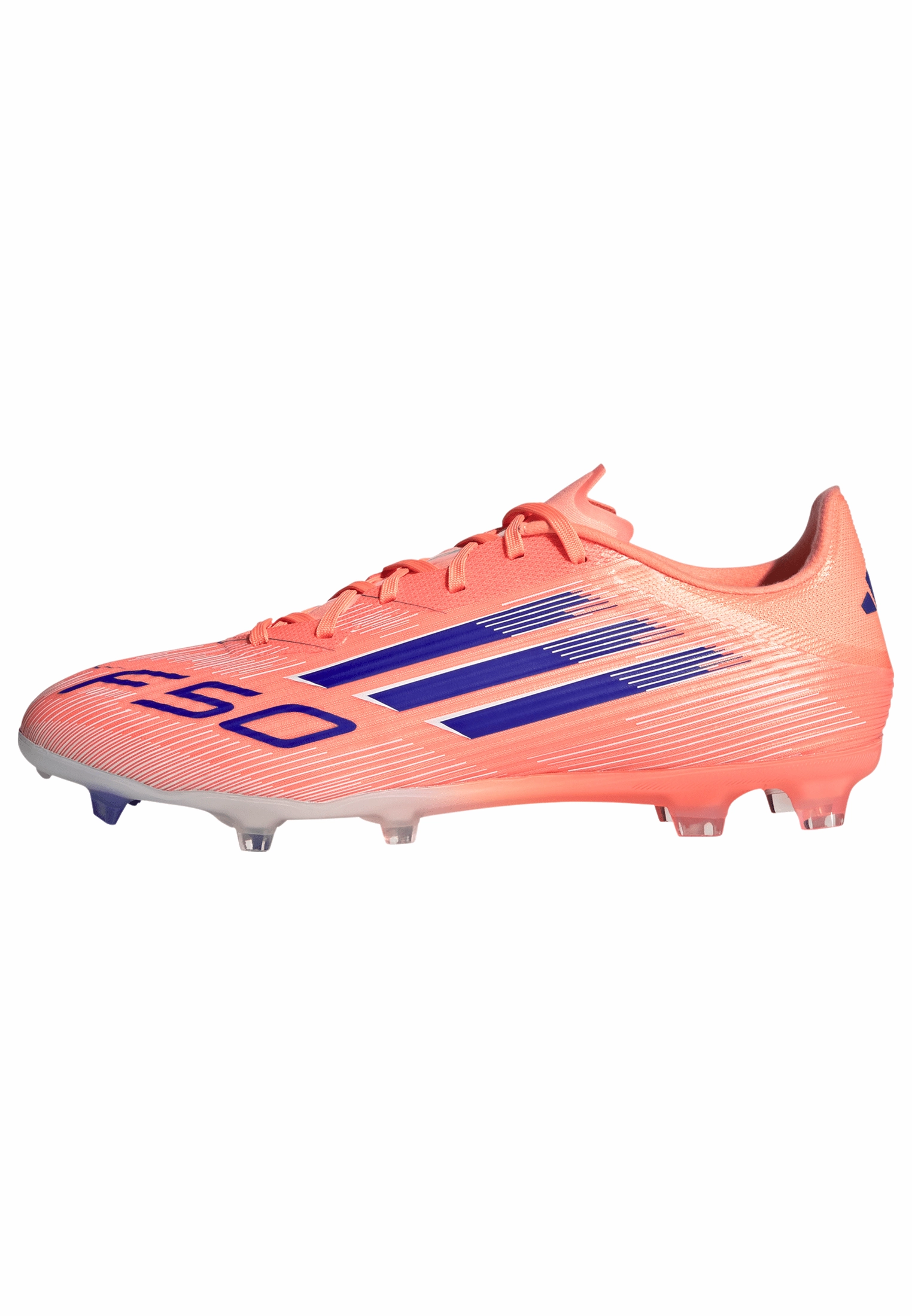 Soccer Cleats That Don't Give Blisters adidas F50 League FG/MG Men's Soccer Cleats - Orange/Blue/White
