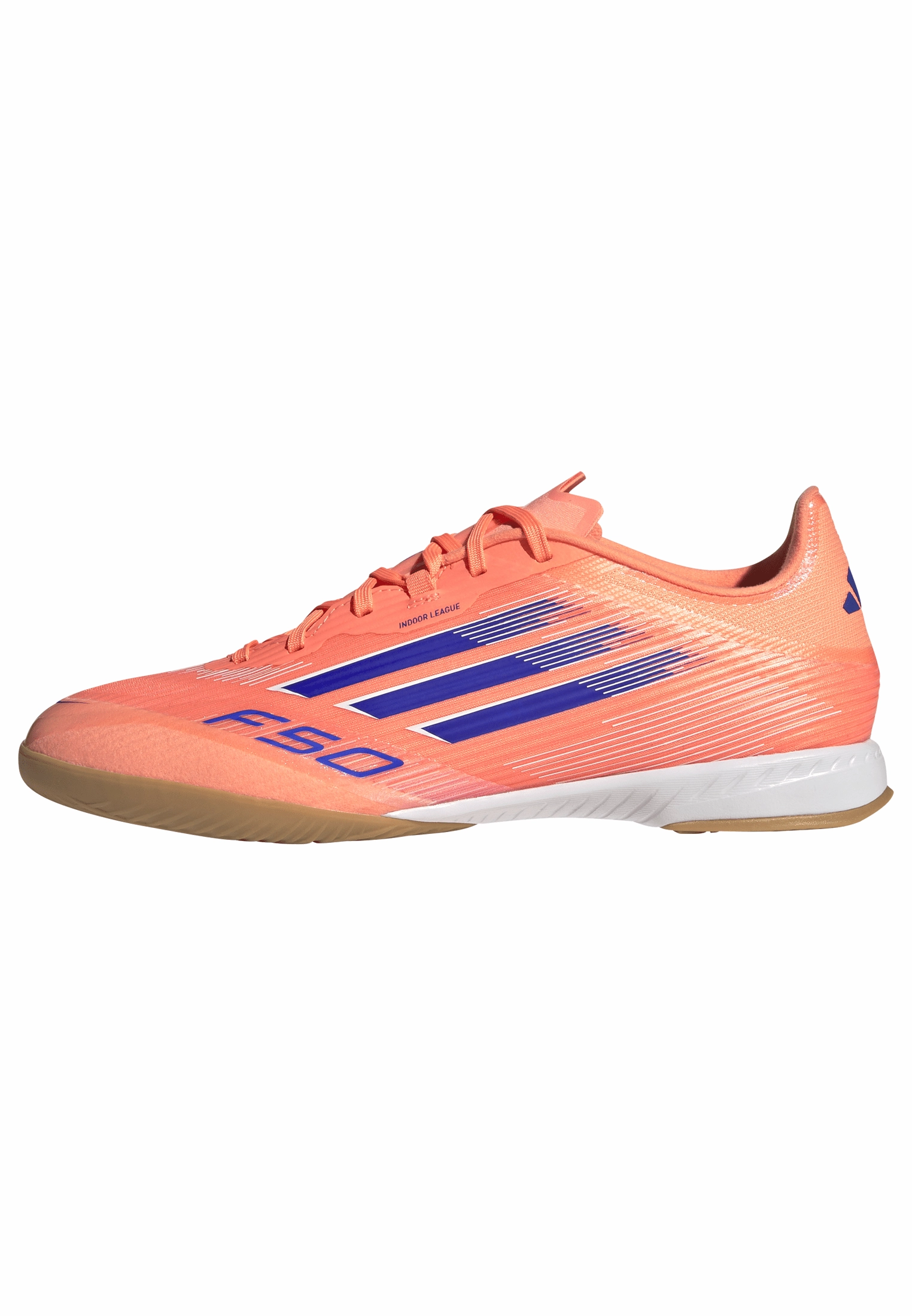 Matching Soccer Cleats And Ball adidas F50 League IN Men's Soccer Shoes - Orange/Blue/White
