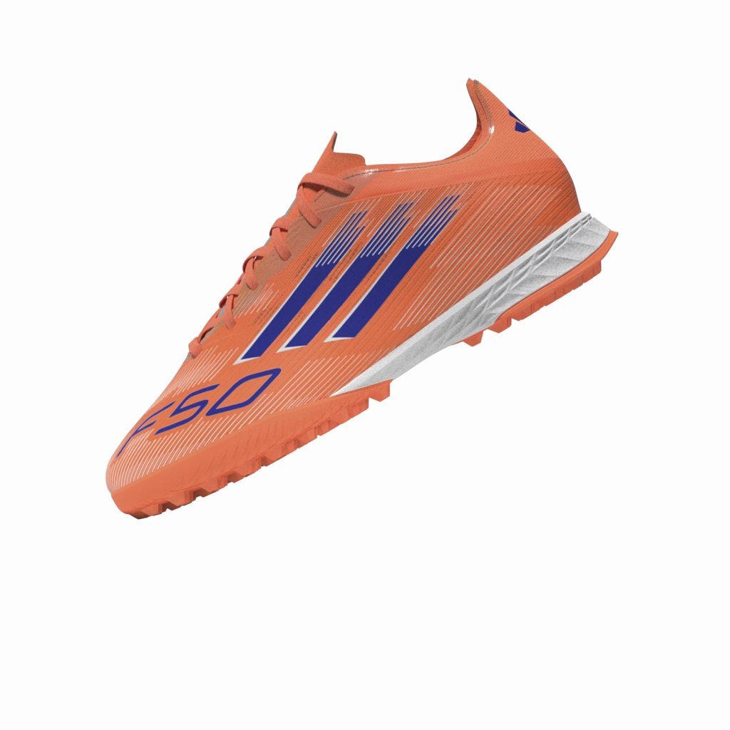 Difference Between Firm Ground And Soft Ground Soccer Cleats adidas F50 Pro TF Men's Soccer Cleats - Orange/Blue/White