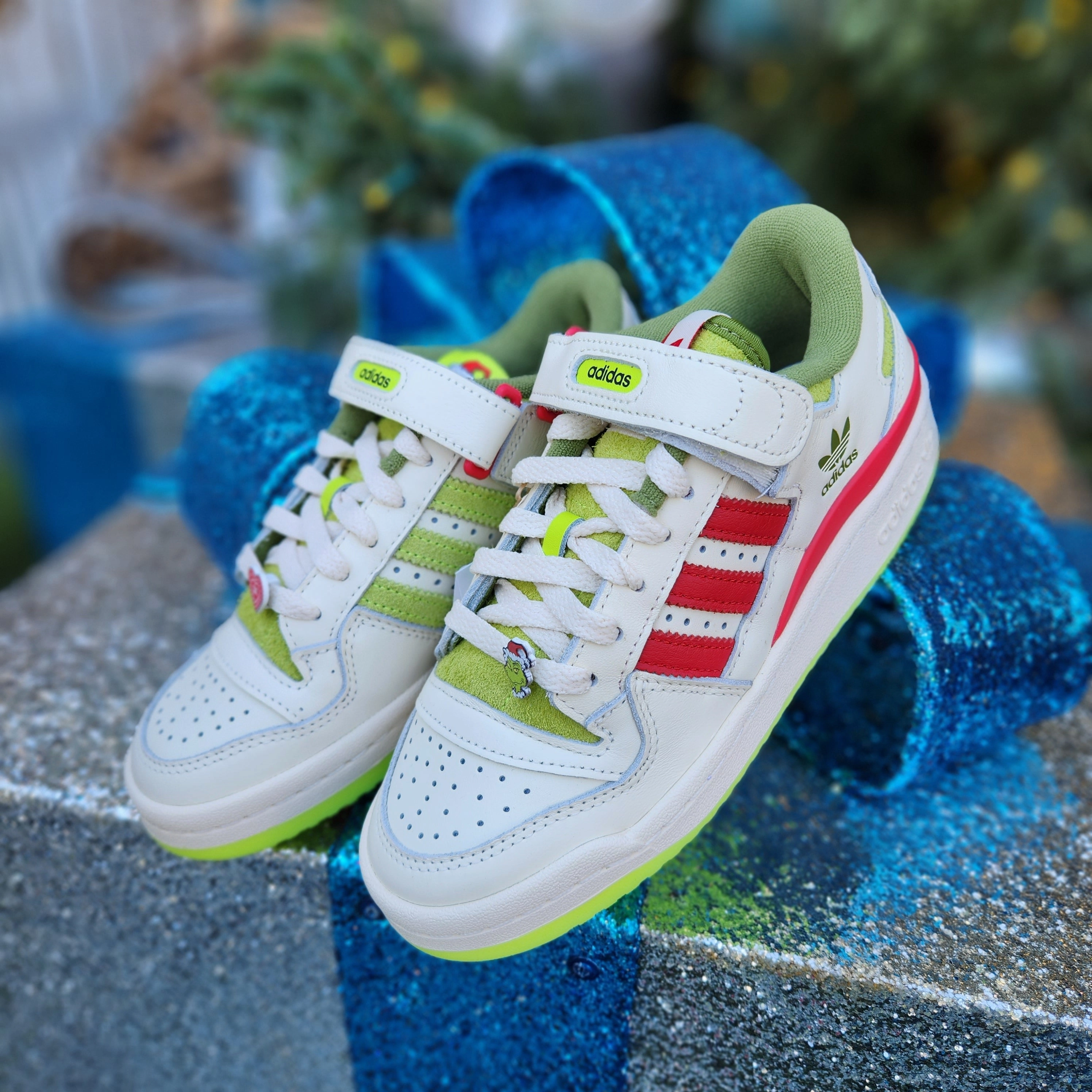 ADIDAS FORUM "THE GRINCH"  GS Convert Shoe Size To Adidas