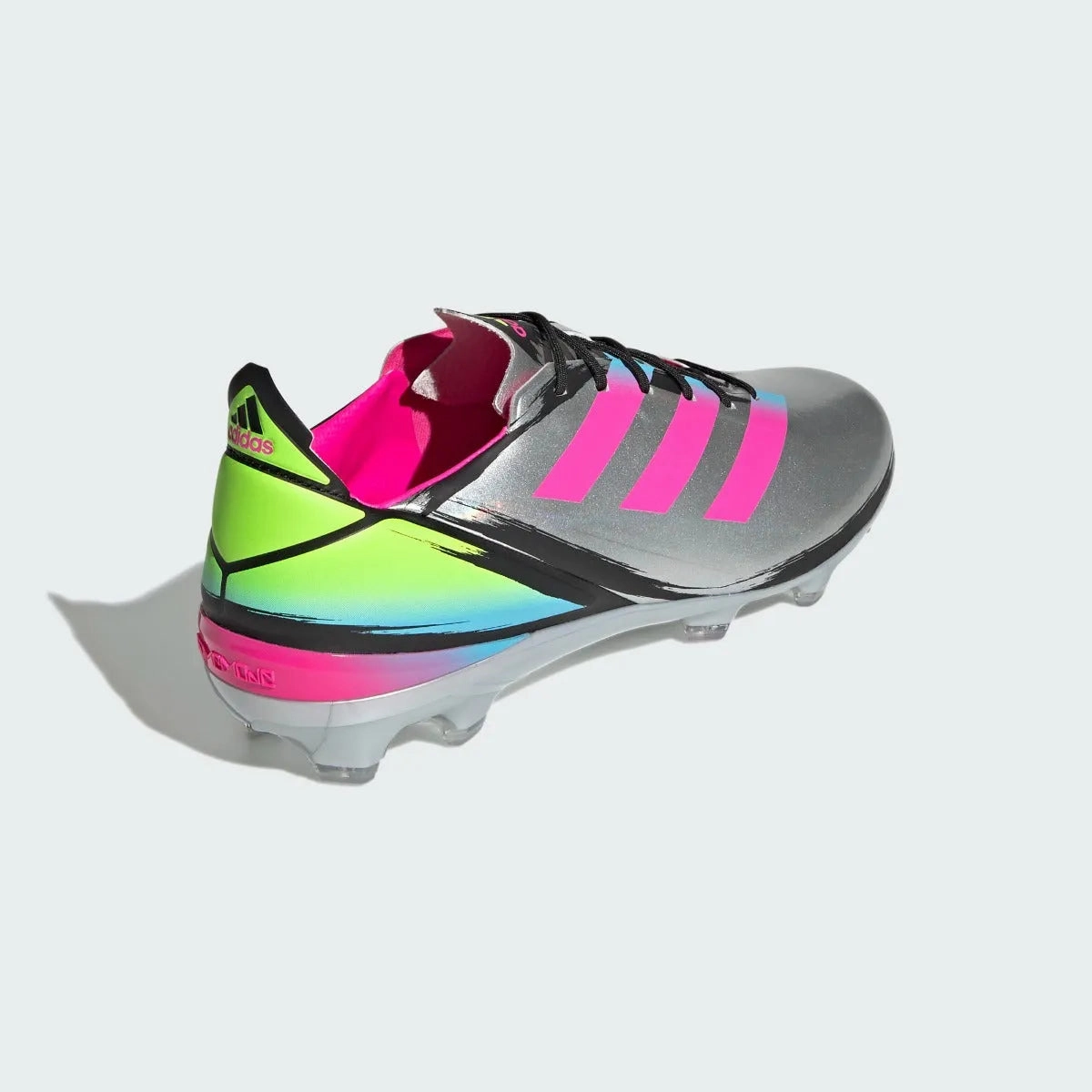 Adidas GameMode FG - Silver-Cyan-Show Pink Poshmark Soccer Cleats