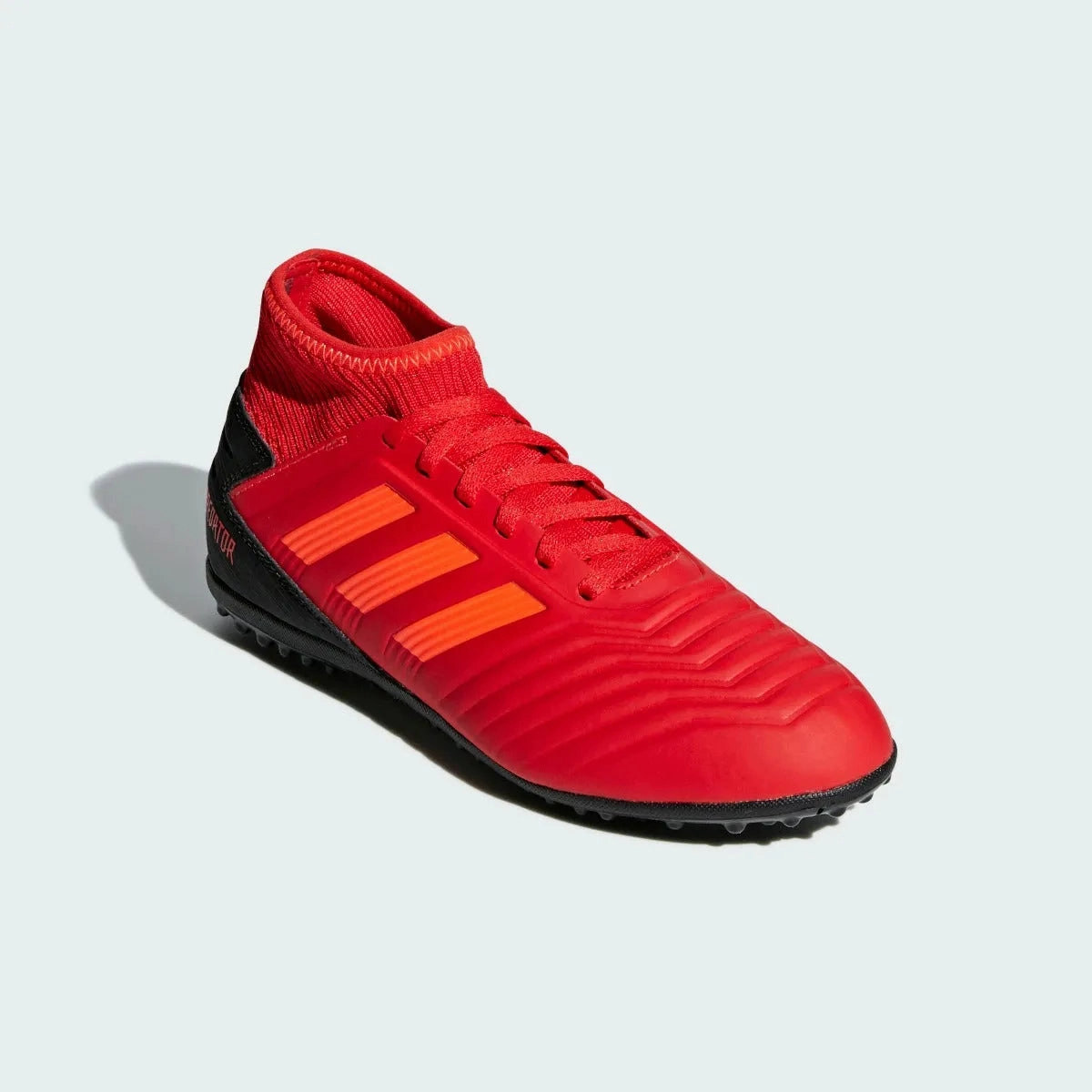 adidas JR Predator 19.3 TF-Red Soccer Indoor Turf Cleats