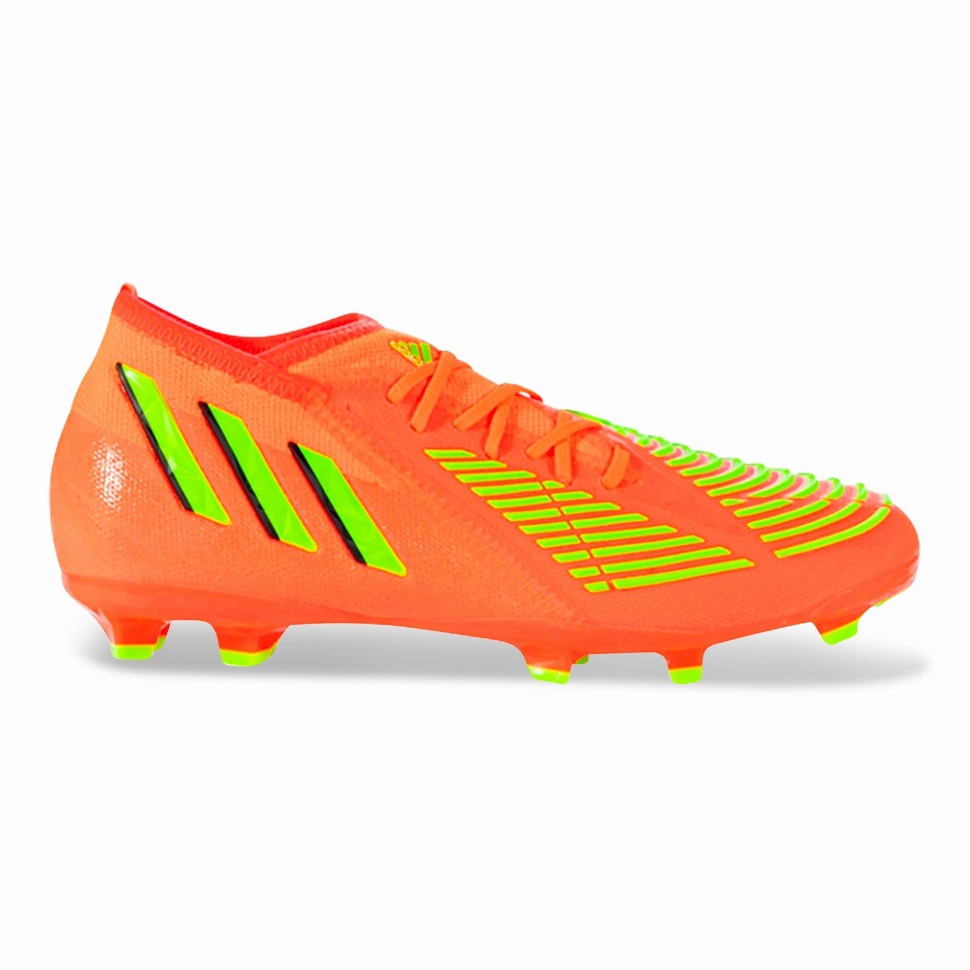 Difference Between Turf And Indoor Soccer Cleats adidas Jr. Predator Edge.1 FG Soccer Cleats (Solar Red/Solar Green)