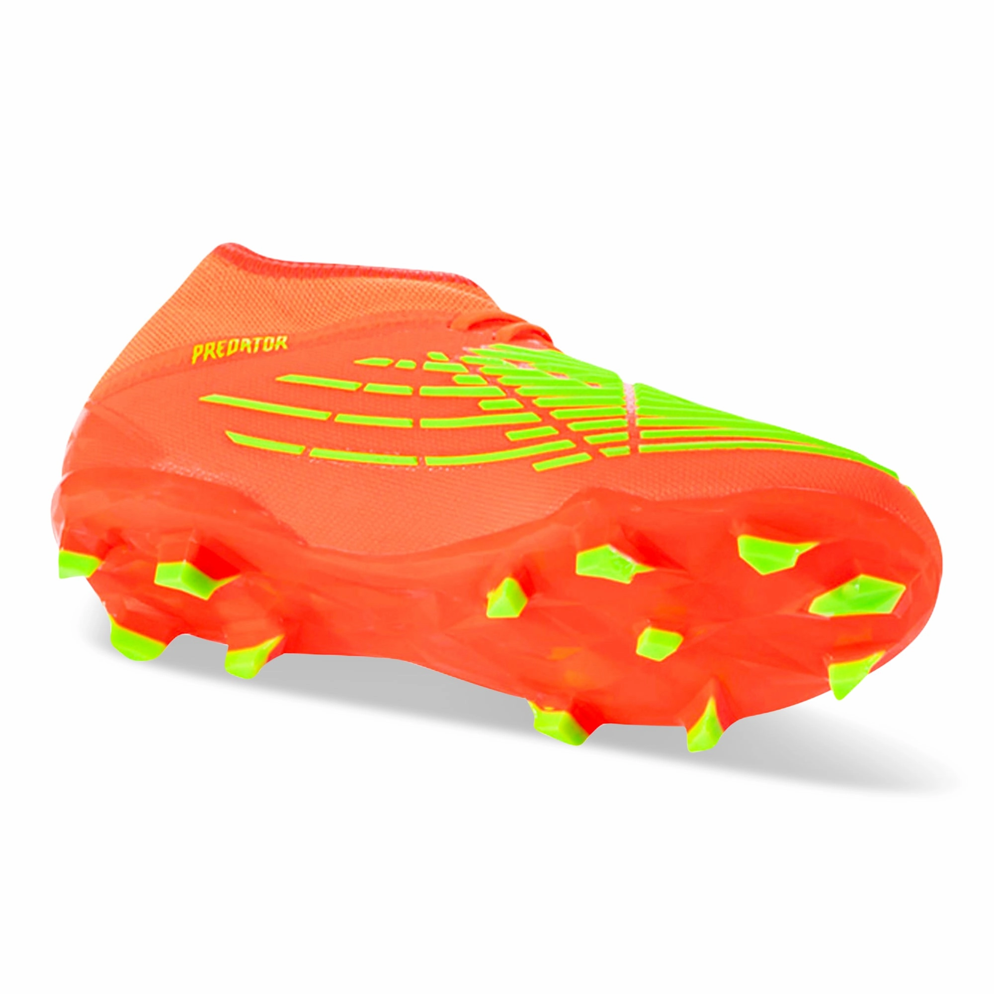 adidas Jr. Predator Edge.1 FG Soccer Cleats (Solar Red/Solar Green) New 2025 Soccer Cleats