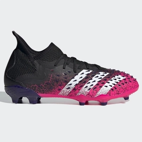 Adidas JR Predator Freak .1 FG - Black-Pink-Purple Soccer Cleats Predator 20.1