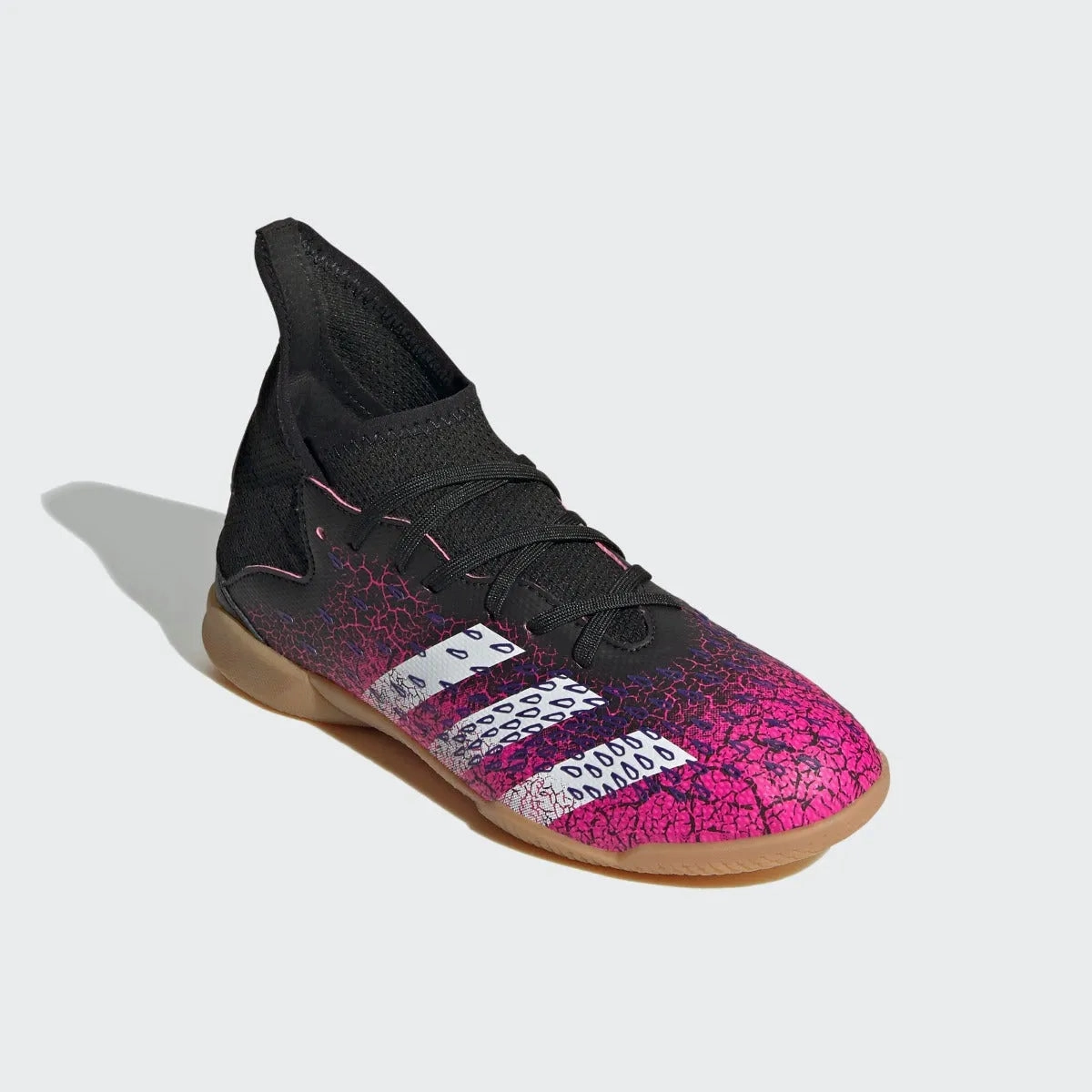 Soccer Cleats Popular Adidas JR Predator Freak .3 IN - Black-Pink-Purple