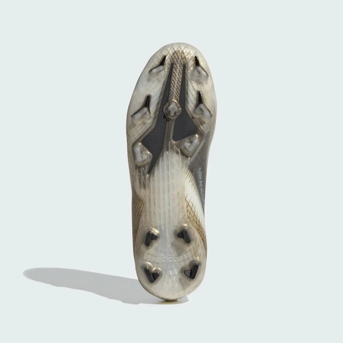 Brands Of Soccer Cleats Adidas JR X Ghosted  FG - White-Black-Gold