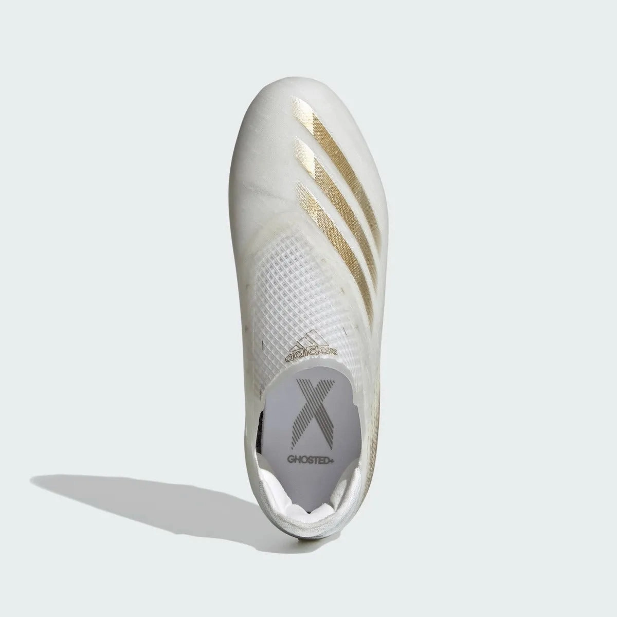 Inserts For Soccer Cleats Adidas JR X Ghosted  FG - White-Black-Gold