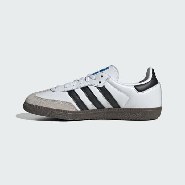Adidas Kid's Samba OG Shoes - Cloud White / Core Black / Gum Adidas Ae Shoes