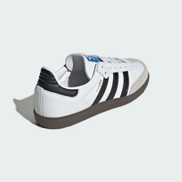 Adidas Kid's Samba OG Shoes - Cloud White / Core Black / Gum Adidas Basketball Shoes John Wall