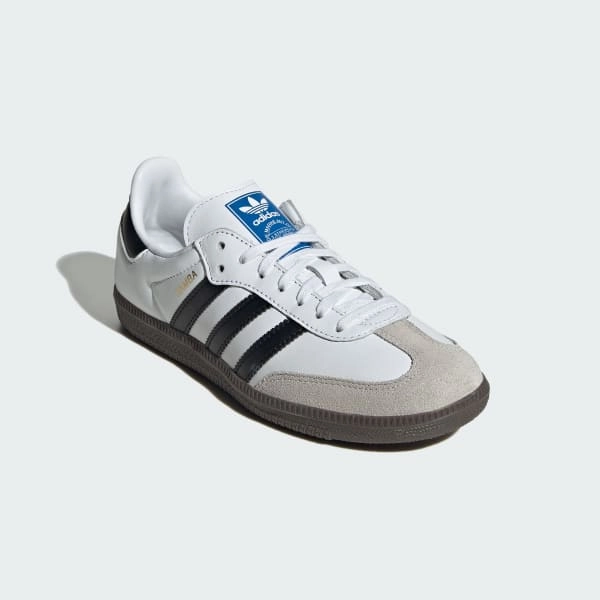 Adidas Kid's Samba OG Shoes - Cloud White / Core Black / Gum Cheap Adidas Ultra Boost Shoes