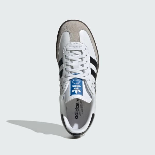 Adidas The Total Weightlifting Shoes Adidas Kid's Samba OG Shoes - Cloud White / Core Black / Gum