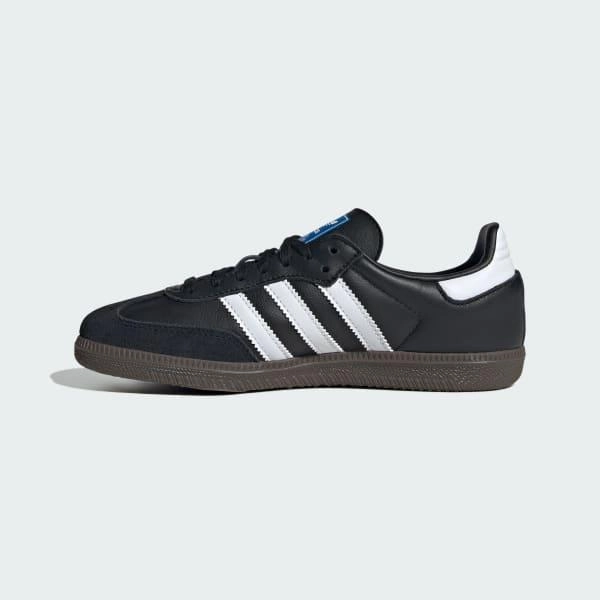 Adidas Kid's Samba OG Shoes - Core Black / Cloud White / Gum American Adidas Shoes