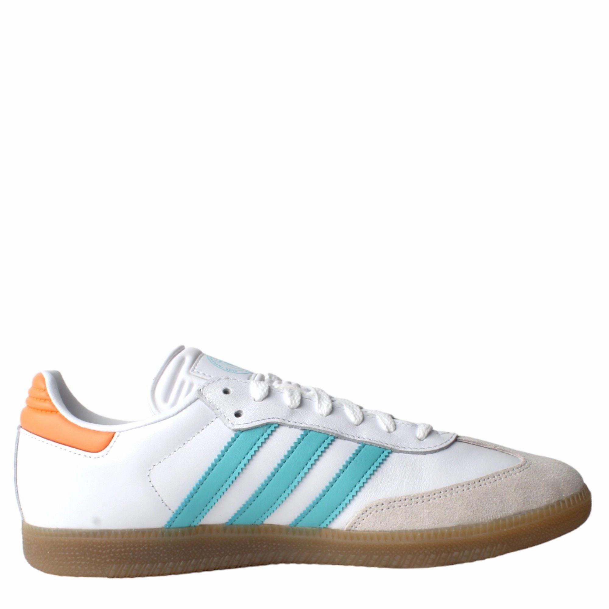 Adidas Men's Samba Inter Miami Shoes - White / Easy Mint / Pink Adidas Samba Mn Shoes
