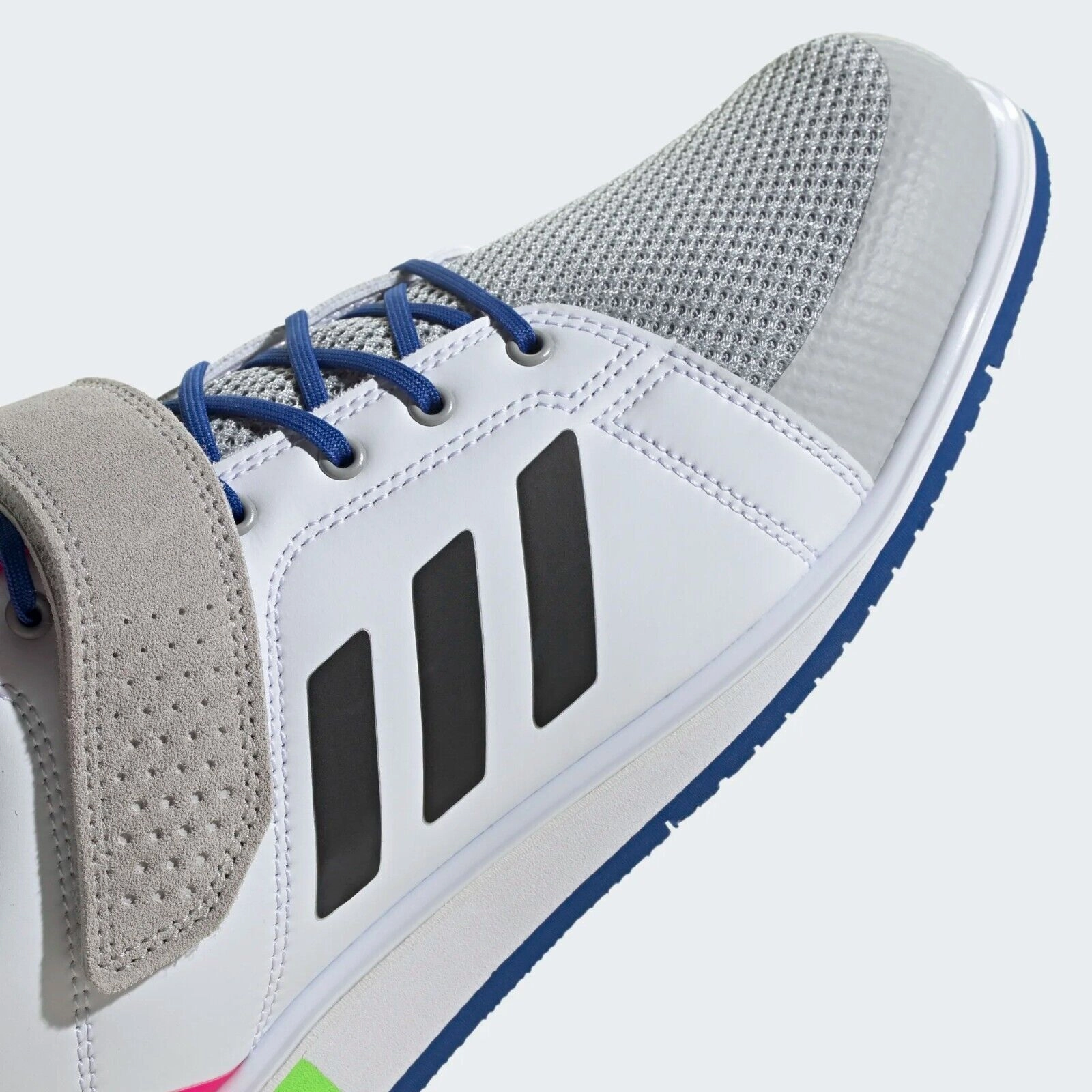 adidas Mens Power Perfect III Tokyo Weightlifting Shoes Faux Leather Lace Up Shoes