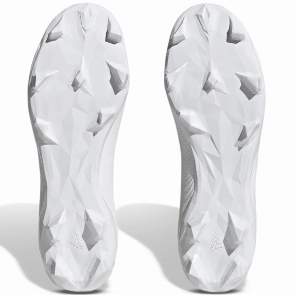 Cleats Soccer Vapor adidas Predator Accuracy.3 Laceless Firm Ground Soccer Cleats (Core White)