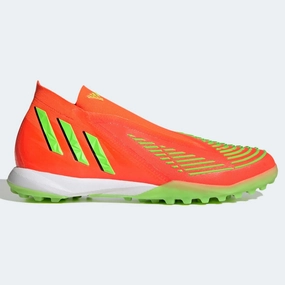 Adidas See Through Shoes adidas Predator Edge .1 Turf - Solar Red-Solar Green