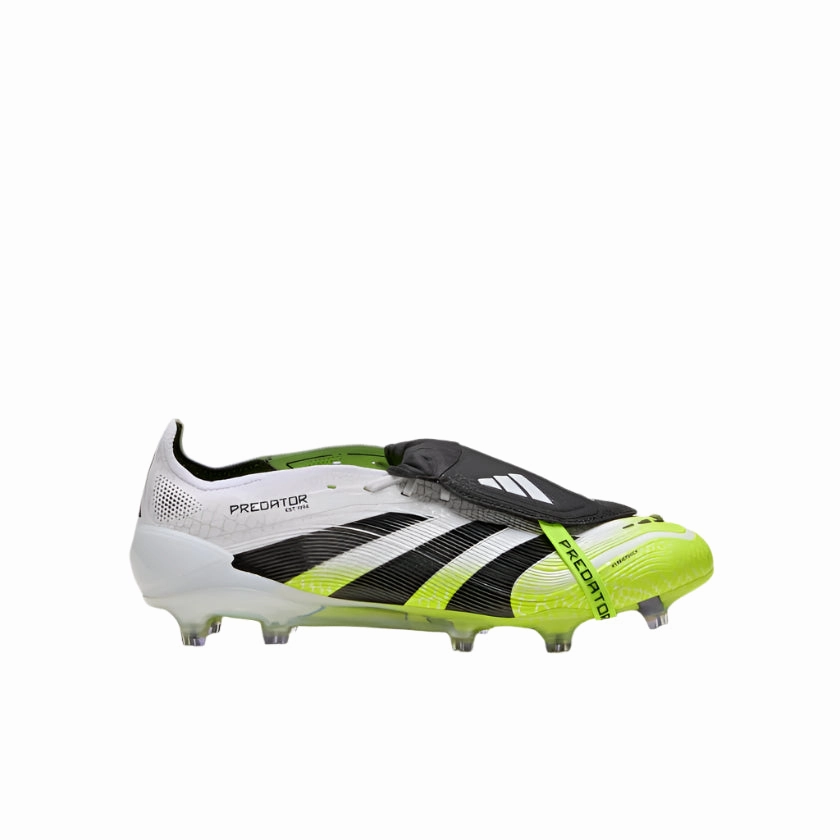 adidas Predator Elite Firm Ground Soccer Cleats (White/Black/Lucid Lemon) Mario Gotze Soccer Cleats