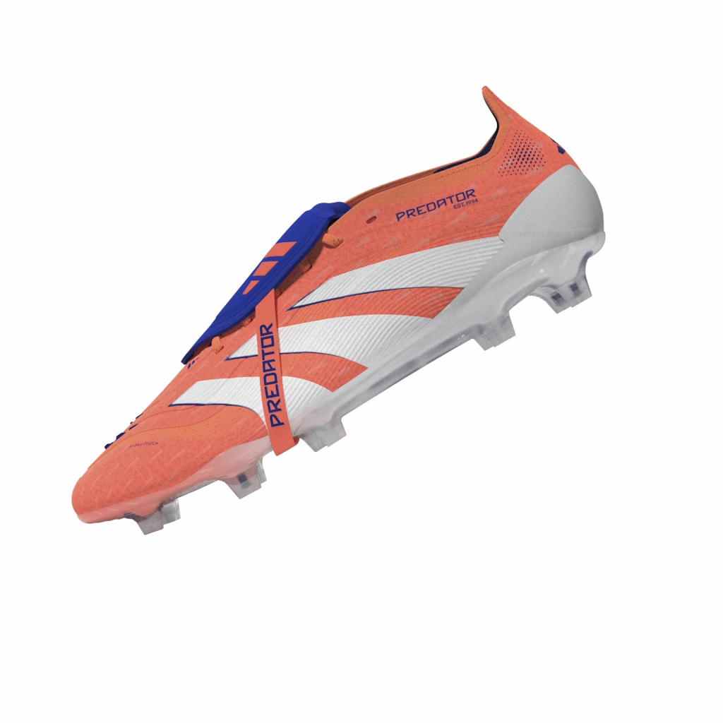 adidas Predator Elite Fold-Over Tongue FG Men's Soccer Cleats - Orange/White Kangaroo Leather Cleats