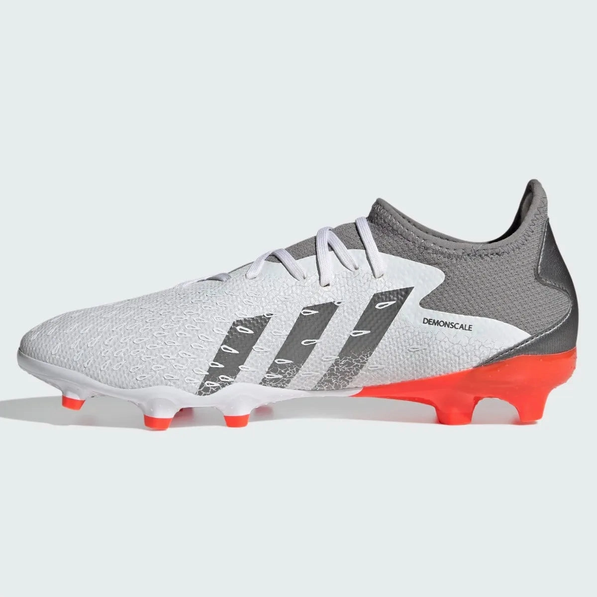 Adidas Predator Freak .3 LOW FG - White-Iron Metallic Phantom Gx Ii Elite Ag Artificial Grass Soccer Cleat