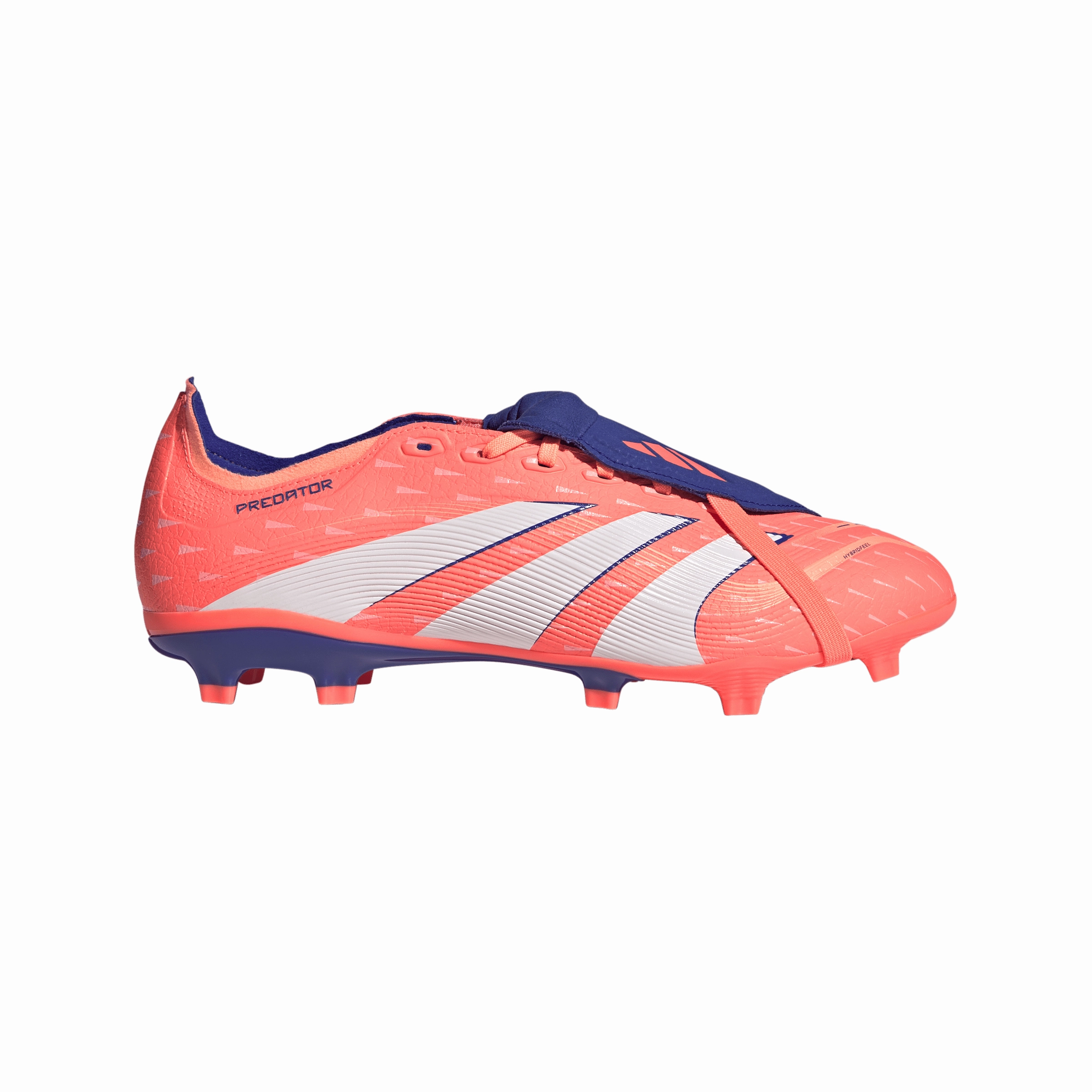 adidas Predator League Fold-Over Tongue FG/MG Men's Soccer Cleats - Orange/White Air Soccer Cleats