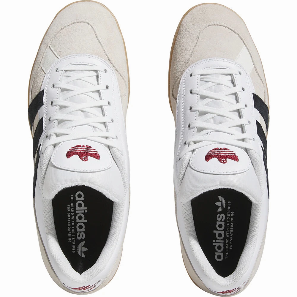 New Adidas Running Shoes 2025 adidas Skateboarding Aloha Super Skate Shoes - Cloud White / Core Black / Gum