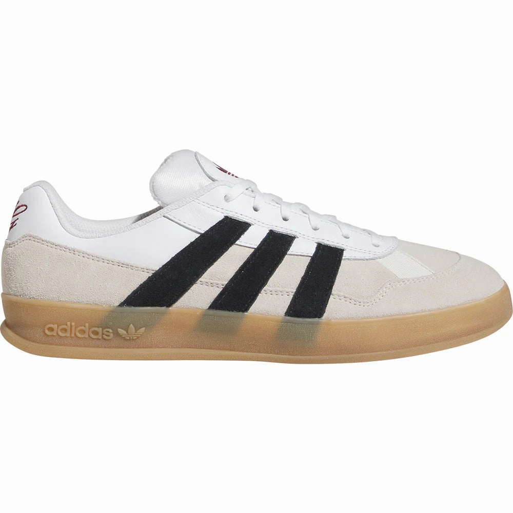 Argentina Adidas Shoes adidas Skateboarding Aloha Super Skate Shoes - Cloud White / Core Black / Gum