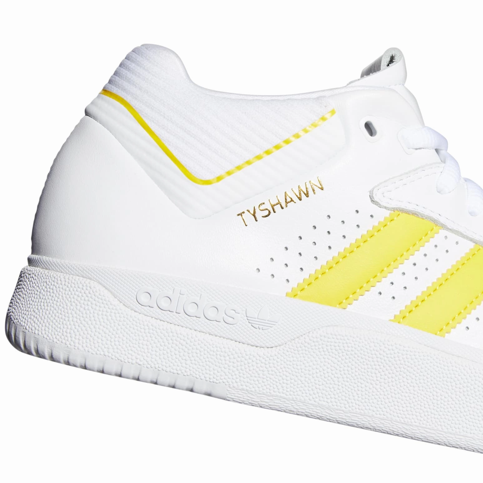 Adidas Skateboarding Tyshawn Shoes - Cloud White/Yellow/Gold Metallic Buy Adidas Yeezy Shoes