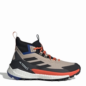 Adidas Terrex Free Hiker 2 Wonder Beige / Core Black / Semi Impact Orange Best Water Proof Hiking Boots