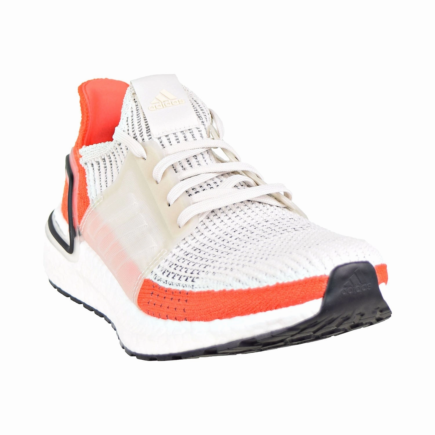 Adidas Ultraboost 19 Men's Shoes Raw White/Active Orange Best minimalist running shoes