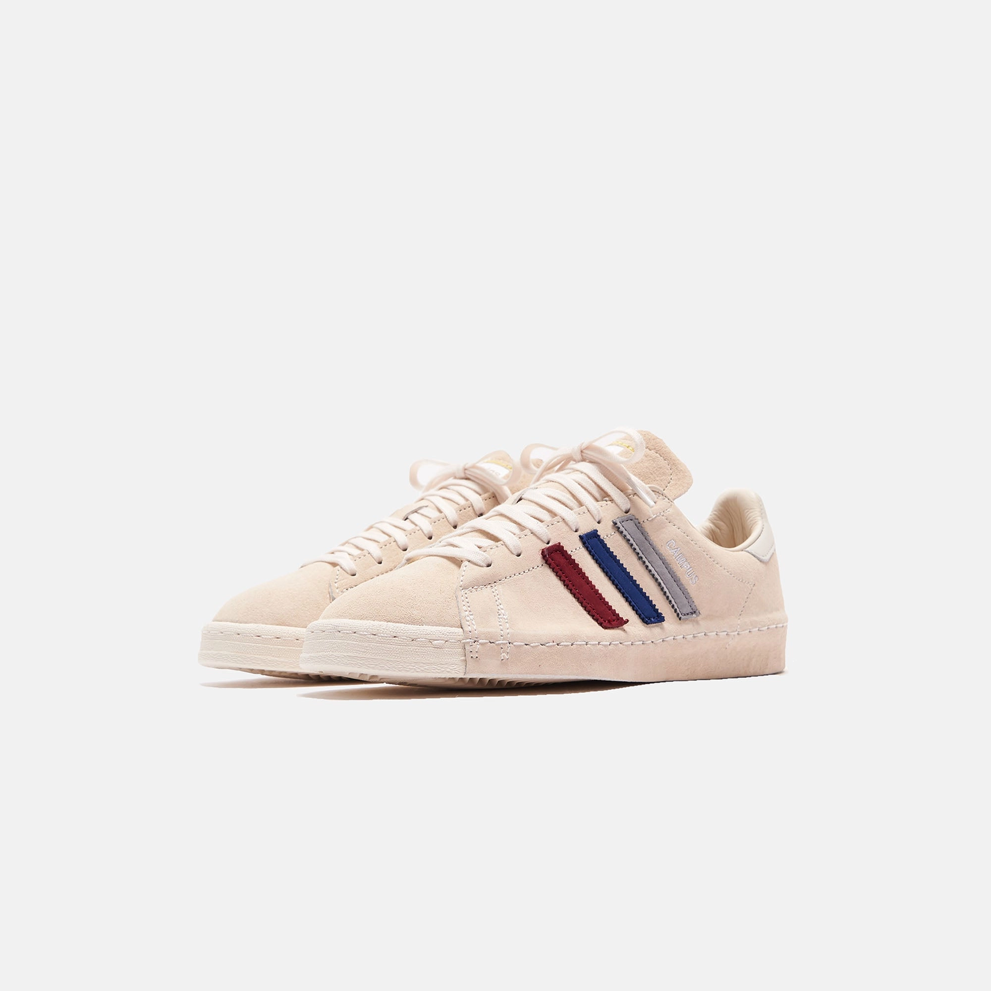 adidas x Recouture Campus 80s SH - Chalk White / Dark Blue / Core Black Flat Ballroom Shoes