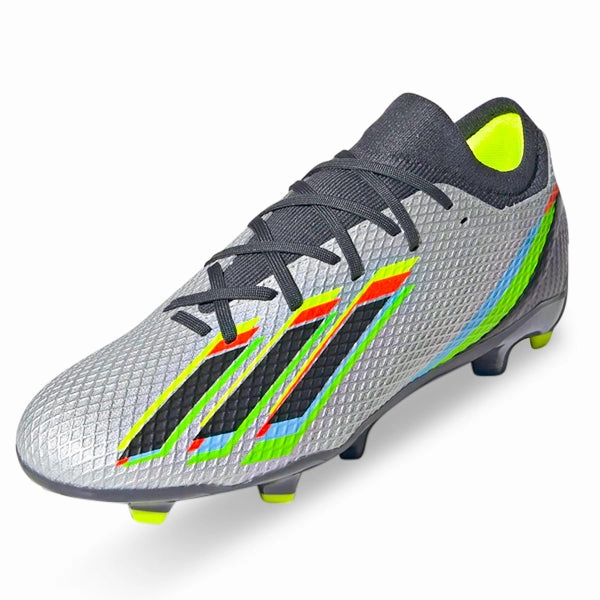 adidas X Speedportal.3 Firm Ground Soccer Cleats (Silver Metallic/Core Black/Solar Yellow) Worst Soccer Cleats Ever