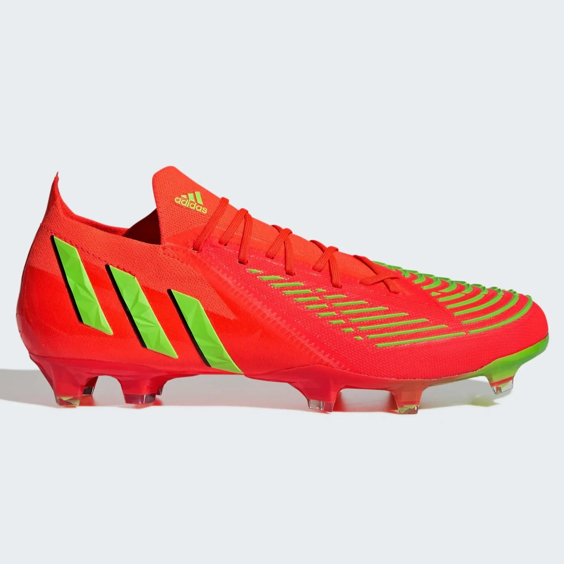 Adidas Spezialist Indoor Shoes adidas Predator Edge .1 Low FG - Solar Red-Solar Green