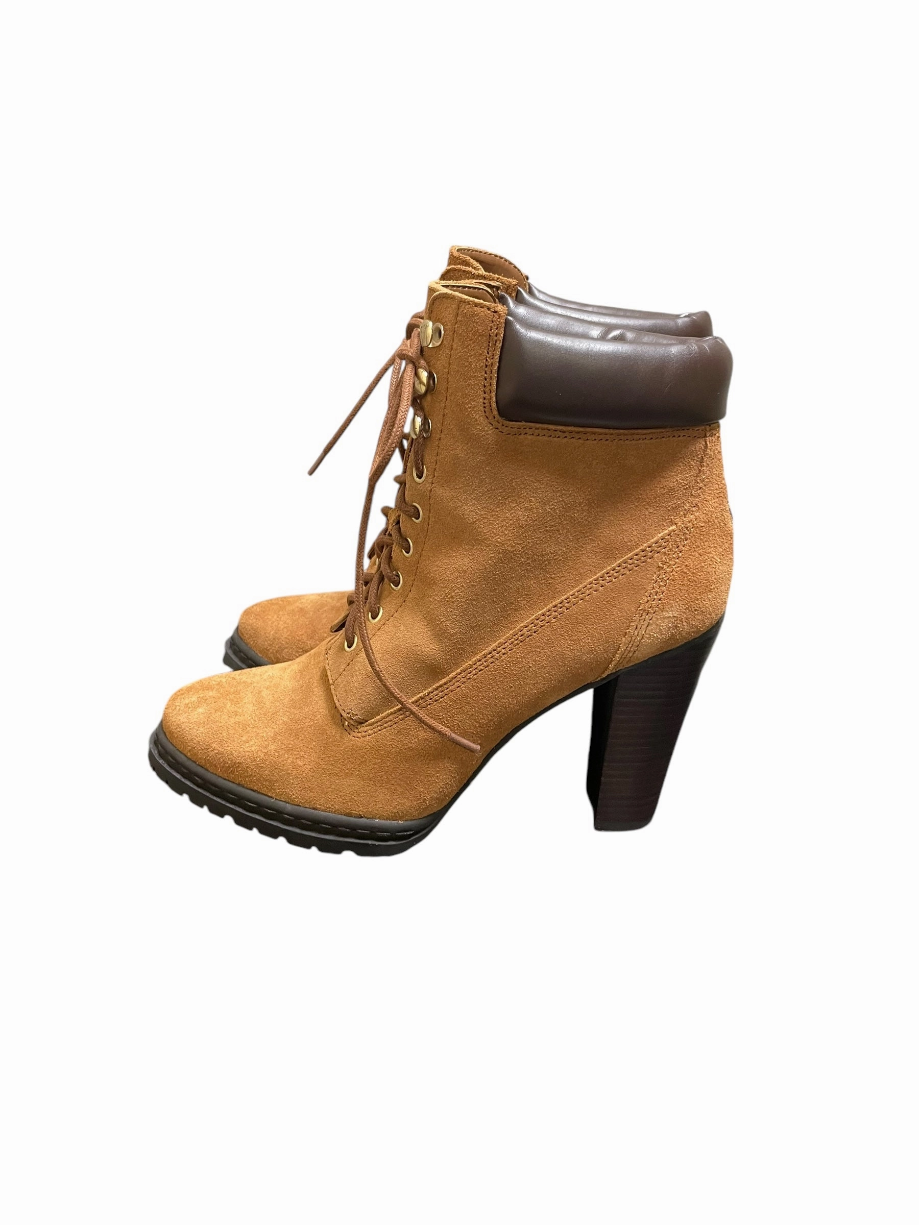 Boots Mid-calf Heels By Bcbg In Brown, Size: 11 Comfy Dress Boots