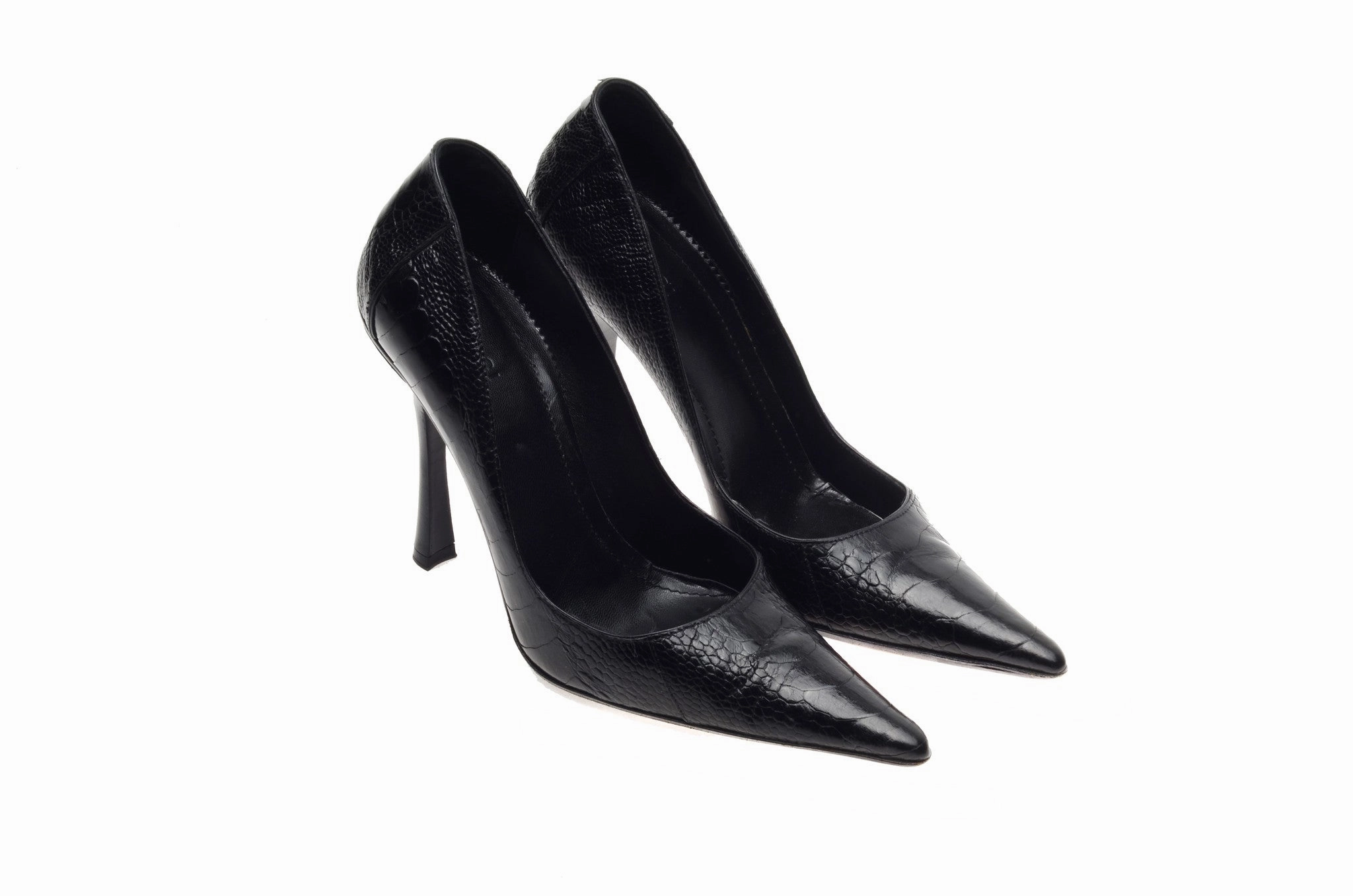 Iconic Tom Ford For Gucci Ostrich pointed pumps- IT 38 High Heel