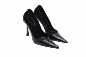 High Knee Heel Boots Iconic Tom Ford For Gucci Ostrich pointed pumps- IT 38