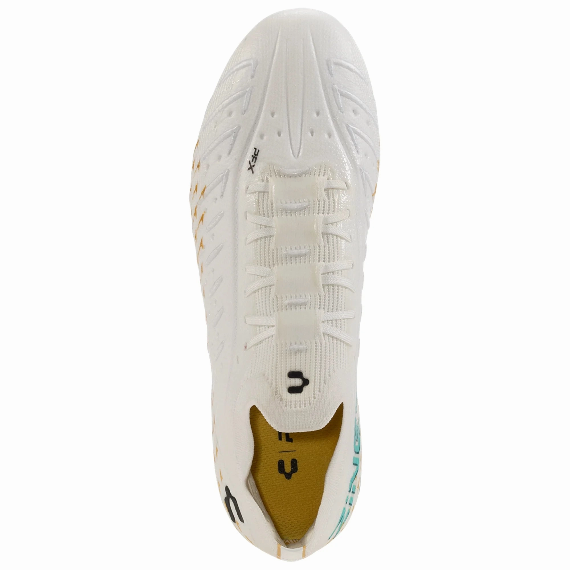 Charly Zinetik PFX Firm Ground Soccer Cleats (White/Aqua) Predator Edge Flexible Ground Soccer Cleats