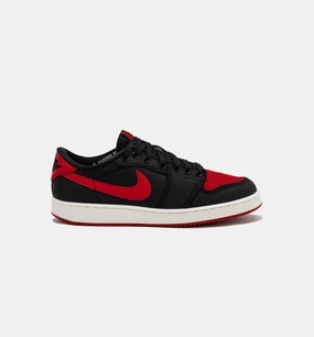 Air Jordan 1 KO Low Bred Mens Lifestyle Shoe - Black/Red Shoes High Heels Comfort